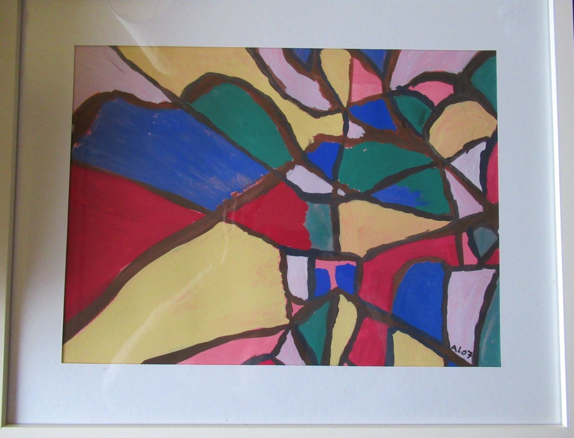 "Visserboot in de haven van Fourni"