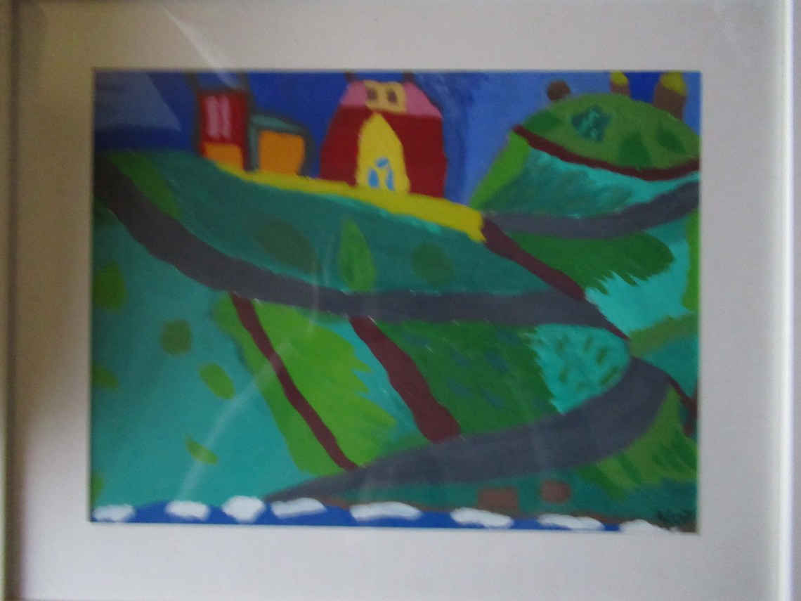 "Kerk met weg op Fourni"